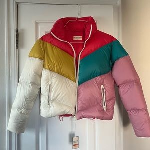 NWT women’s Marine layer archive big sky chevron puffer